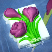 Handmade Zinnia soap as a gift to your beloved