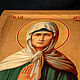 Icon 'the Holy blessed Matrona of Moscow'. Icons. ikon-art. My Livemaster. Фото №6