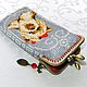Beaded glasses case with clasp 'Dear friend'. Eyeglass case. SilkArt Tatyana. Online shopping on My Livemaster.  Фото №2