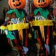Костюм для аниматора Тыква Джек. Карнавальные костюмы. Елена Буну BUNU MASQUERADE. Интернет-магазин Ярмарка Мастеров.  Фото №2