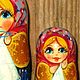  Матрешка 3-местная "Развивайка". Игровые наборы. ПЛЮШКИН (Delja). Ярмарка Мастеров.  Фото №6