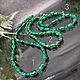 Order Beads from Natural Stones : Malachite, Chalcedony, Chromium Diopside. Iz kamnej. Livemaster. . Beads2 Фото №3