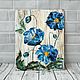 Order Painting Blue poppy, Blue flowers, Himalayan poppy, oil, 20h25. Valeria. Livemaster. . Pictures Фото №3