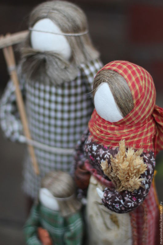 Купить Кукла "Семья" - оберег, оберег для семьи, традиционная кукла ...