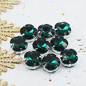 Czech beads 10/0 Green matte iris 10 g 51150 Preciosa