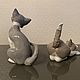 Винтаж: LLADRO 5112 5113 фарфор статуэтка Котики. Скульптуры винтажные. Коллекция Frau Burd. Интернет-магазин Ярмарка Мастеров.  Фото №2