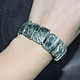Order Women's bracelet made of natural stones Serafinite clinochlor. naturalkavni. Livemaster. . Bead bracelet Фото №3