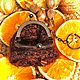 Сумка ридикюль бренд jutomanic с фермуаром крючком на цепочке,подкладe. Сумка с фермуаром. бренд  jutomanic. Ярмарка Мастеров.  Фото №6