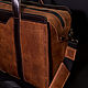 Кожаная сумка техас+темный шоколад, Мужская сумка, Симферополь,  Фото №1