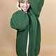 Green cardigan for women. Cardigans. SHAPAR - knitting clothes. My Livemaster. Фото №6