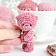 Bear cherry little baby. Stuffed Toys. Natalie crochet flowers. Online shopping on My Livemaster.  Фото №2
