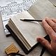 Блокнот из кожи А6 Скетчбук Записная книжка Кожаный блокнот Тетрадь. Блокноты. Изделия из кожи, дерева и металла.. Ярмарка Мастеров.  Фото №6