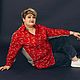 Женская рубашка plus size из вискозы и хлопка с элементами бомбера. Рубашки. Авторские Женские рубашки. Ярмарка Мастеров.  Фото №4