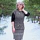 Ажурный, вязанный  костюм " Эко style " из козьего пуха. Костюмы. Наталья  Пуховая Мастерская (puhovyiy-master). Ярмарка Мастеров.  Фото №5