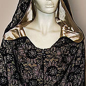 Одежда handmade. Livemaster - original item Blouson lace hooded Azhur. Handmade.
