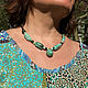 БИРЮЗА колье из керамики. Колье. Jewelry JY. Ярмарка Мастеров.  Фото №6