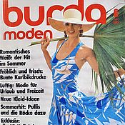 Материалы для творчества handmade. Livemaster - original item Burda Moden Magazine 6 1985 (June). Handmade.