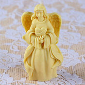 Материалы для творчества handmade. Livemaster - original item Silicone molds for soap angel with heart in hands. Handmade.