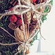 Панно "Сердце с ягодами". Картины. Vekoria. Handmade decor for home. Ярмарка Мастеров.  Фото №5