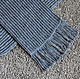 Order A wide scarf knitted from sheep's wool, gray. Rogopuh. Livemaster. . Scarves Фото №3