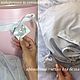 Голубой комплект постельного белья в стиле шейбби шик с кружевом. Комплекты постельного белья. Постельное белье с кружевом! Елена (Shiktekstil). Ярмарка Мастеров.  Фото №6