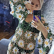 Одежда handmade. Livemaster - original item dresses: Crochet dress 