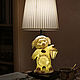 Porcelain table lamp with shade 'the Guardian of dreams'. Table lamps. KASTdecor. My Livemaster. Фото №5