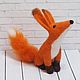 Fox Fox. Interior toy, felted out of wool, Felted Toy, Zeya,  Фото №1