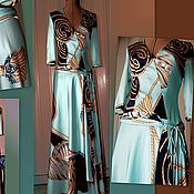 Одежда handmade. Livemaster - original item Silk long dress 