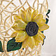 Wicker vase 'Sunflower'. CONE. Height 25 cm. Vases. Elena Zaychenko - Lenzay Ceramics. My Livemaster. Фото №6