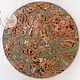 Подстановочные пробковые салфетки "Marble Green". Подставка под горячее. HolyCowChic. Интернет-магазин Ярмарка Мастеров.  Фото №2
