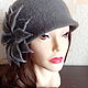 Hat-the Cloche 'Charm'. Hats1. Oksana Moleva. My Livemaster. Фото №6
