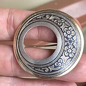 Винтаж: 875пр.старинный  серебряный кулон-локет