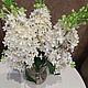 Сирень Белая в имитации воды. Композиции. Flowers16kzn-. Ярмарка Мастеров.  Фото №4