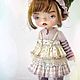 Аутфит с обувью для куклы Monst и подобных. Одежда для кукол. Рина Буше (rinabushe_dolls). Ярмарка Мастеров.  Фото №5