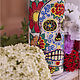 Заказать Свеча Dia De Los Muertos. Анастасия Добрусина (hennasound). Ярмарка Мастеров. . Свечи Фото №3