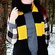 Scarf Harry Potter Puffenduya knitted Harry Potter scarf yellow. Scarves. HappyFingers Movie store (happyfingers). Online shopping on My Livemaster.  Фото №2