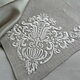 Napkin with the volume embroidery 'Versailles'. Swipe. Shpulkin dom. My Livemaster. Фото №6