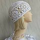 White Lotus Hat. Caps. CROCHET OLGA RICH. My Livemaster. Фото №5