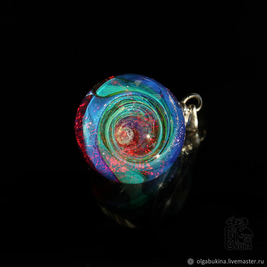 Pendant ball Mutual attraction. Cosmos Galaxy Planet, Pendant, Moscow,  Фото №1