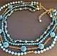 Necklace BLUE aquamarine quartz. Necklace. Anna Chekhonadskaya. Online shopping on My Livemaster.  Фото №2