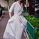 Белое платье -рубашка "White dress". Платья. Лана КМЕКИЧ  (lanakmekich). Интернет-магазин Ярмарка Мастеров.  Фото №2