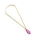 Agate pendant, pink pendant on a chain, Firework pendant'. Pendants. Irina Moro. My Livemaster. Фото №6