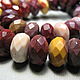 Jasper mukait faceted rondel large beads. Beads1. Elena (luxury-fittings). Online shopping on My Livemaster.  Фото №2
