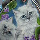 Order Pendant with kittens 'Searchfile live!'. Olesy Losygina. Livemaster. . Pendants Фото №3