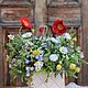 Букет цветов в деревянном ящике Мария, Композиции, Орел,  Фото №1