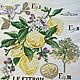  A picture embroidered with a cross Lemons from the Botany series, Pictures, Liepaja,  Фото №1