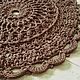 Knitted Mat of cord DREAM-2. Carpets. knitted handmade rugs (kovrik-makrame). My Livemaster. Фото №5