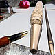 Brass handle with silver ORNAMENT. Handle. The Gift Oasis. My Livemaster. Фото №10