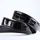 Ремень из кожи крокодила IMA3011B. Ремни. CrocShop товары из экзотической кожи. Интернет-магазин Ярмарка Мастеров.  Фото №2